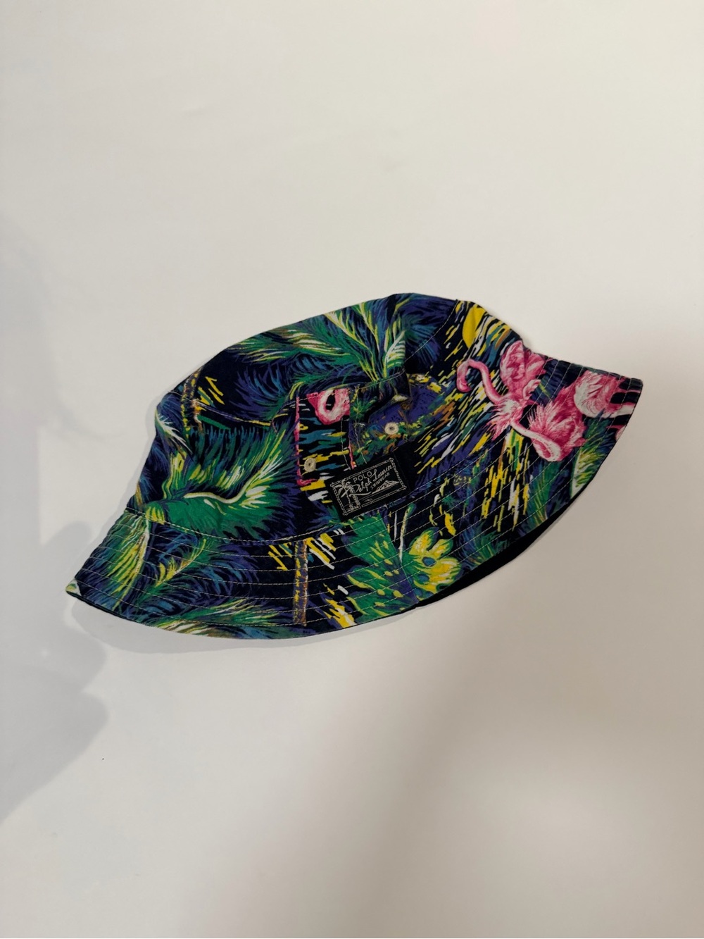 Polo Ralph Lauren Reversible Tropical Flamingo Bucket Hat